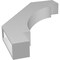 Ekena Millwork 3-in. W x 18-in. D x 24-in. H Merced Architectural Grade PVC Knee Brace BRCP03X18X24MRC - alternate 5